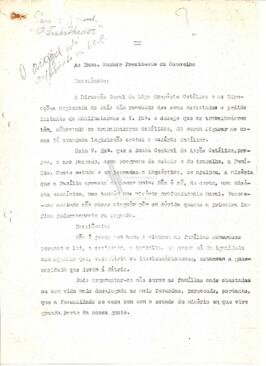 Carta da Direção Geral da Liga Operária Católica para o presidente do Conselho [de Ministros, Ant...