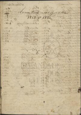 Annuaes Vencidos em 15 d’Agosto de 1820 1819 para 1820