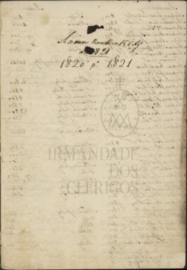Annuaes vencidos em 15 d’Agosto de 1821 1820 para 1821