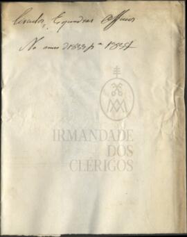 Circulos, Esquadras Officios No anno d’ 1833 para 1834